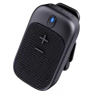 IPX5 Waterproof Wearable Bluetooth Speaker with Built-in Mic - Portable Wireless Speaker for Hands-Free Music and Calls - Audio, Smartphone