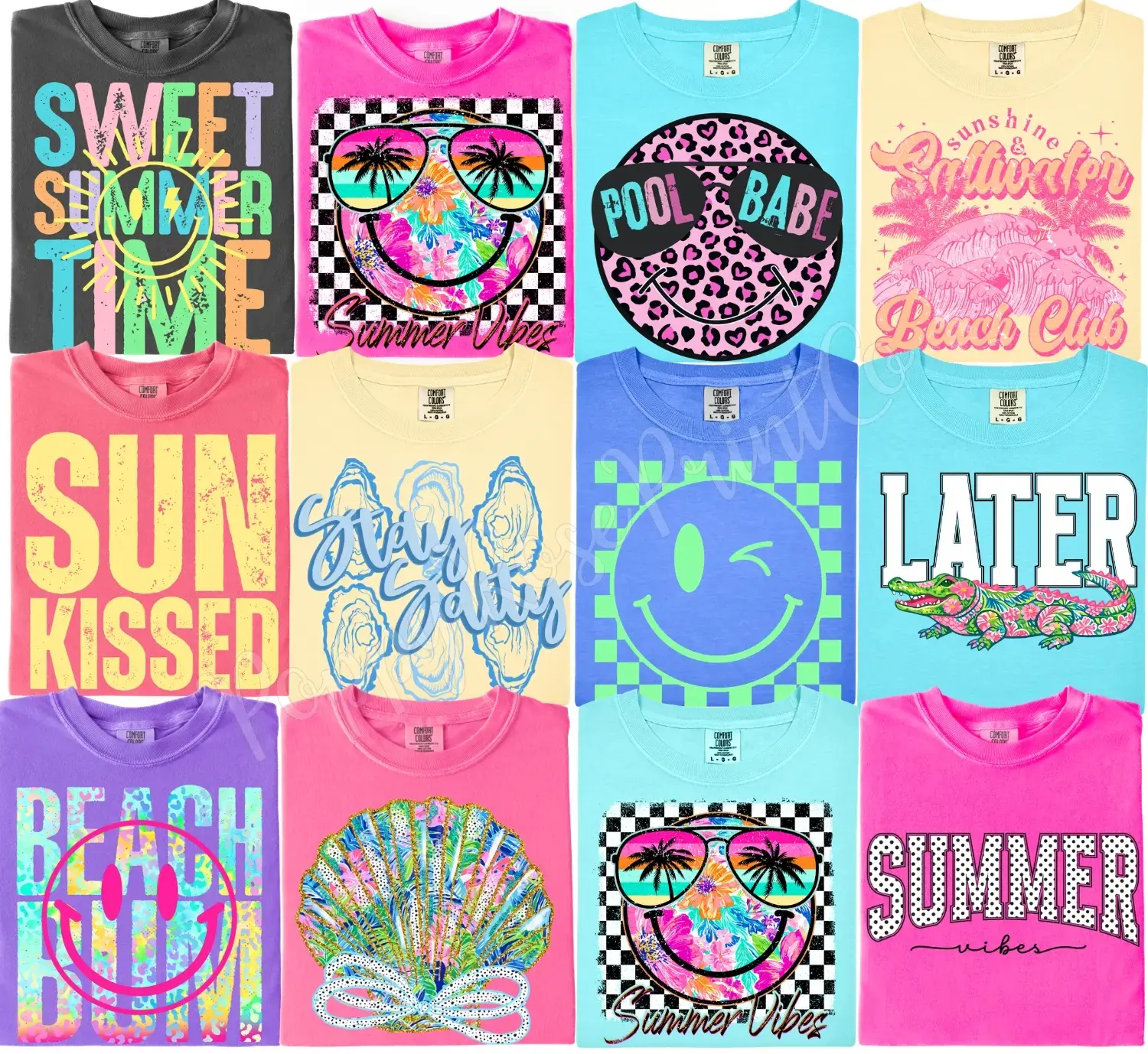 Summer Bundle - 2 Comfort Color Tees