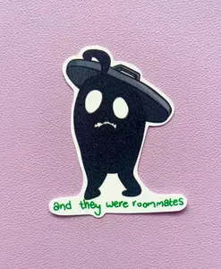 Krobus sticker // Stardew Valley inspired aroace queer platonic Krobus pearl decal