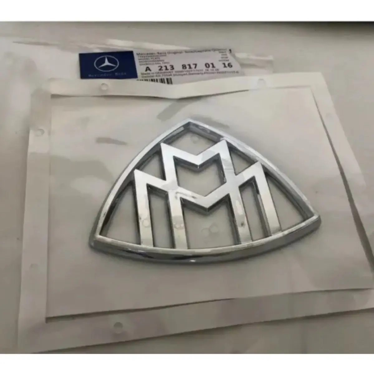 Mercedes-Benz Maybach Hood Emblem Rear Badge Standing C E S Class - New Condition
