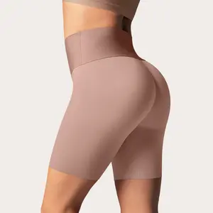 Stay-In-Place Seamless Shapewear Shorts – Soft Fabric Ruched Design for Compression & Anti-Slip Grip Technology