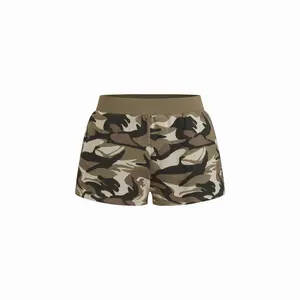 Cider Cotton-blend Terry Low Rise Camo Micro Shorts SwimWeek