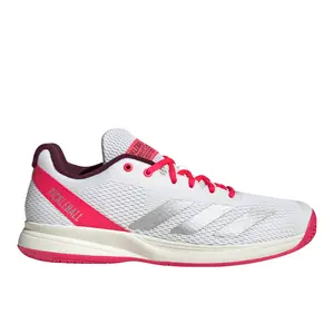 adidas Mens Courtflash Pickleball Tennis Sneakers Shoes - Pink, White