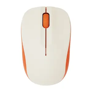 AJAZZ Wireless 2.4G Office Light Sound Optical Mouse NJ03 Ergonomic Mouse DPI1000 Optical Engine Chip 125Hz Lightweight 56g Matte Texture Suitable for Office Environment Requires Self Provided AAA Battery * 1