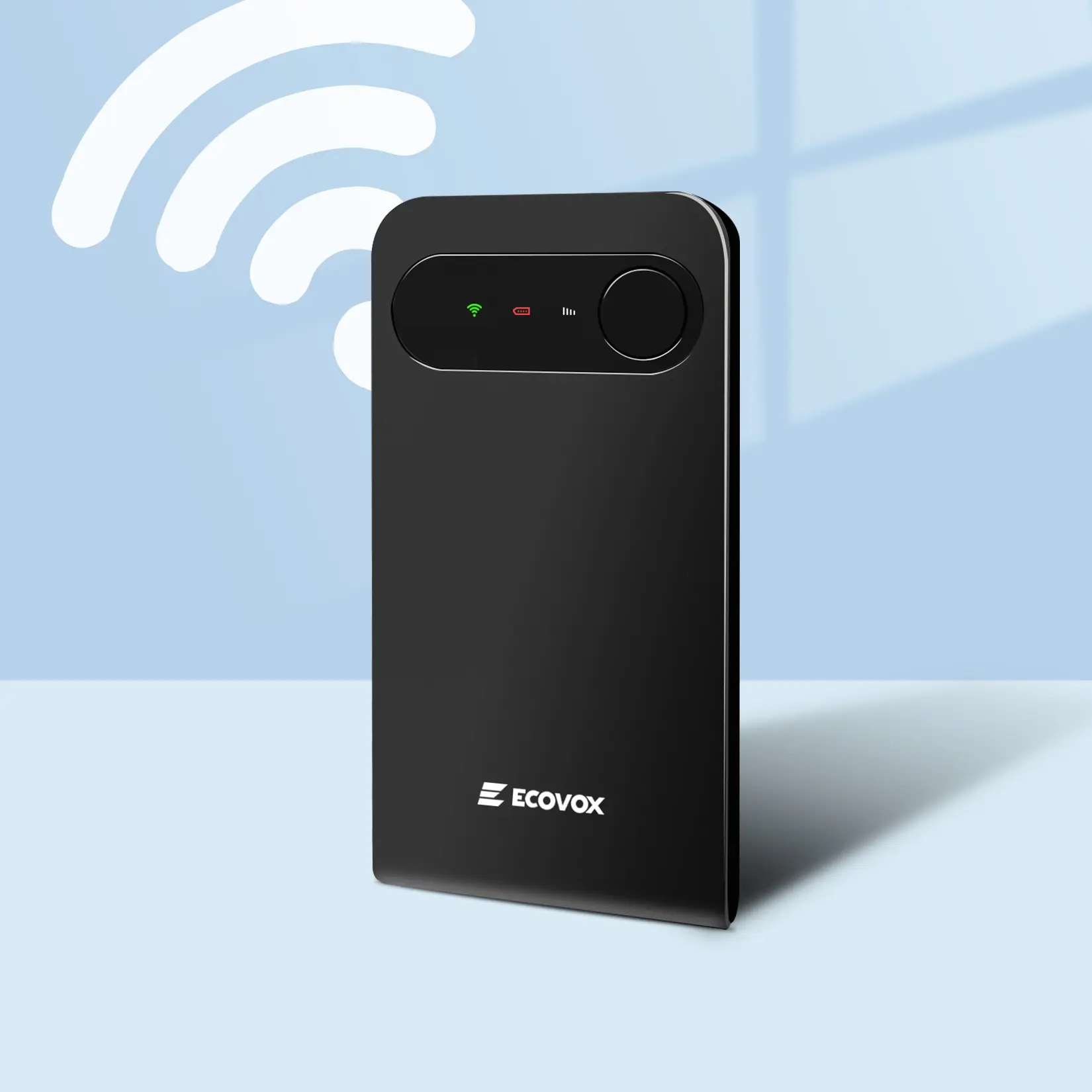 2026 New ECOVOX eSIM Portable WiFi Hotspot 4G LTE MiFi Router, Sim-Free No Contract, Free 1GB Global Trial Data, 13H Long Battery, Quick Secure Setup, Connect Up To 9 High Speed Wireless Devices for Travel RV Camping & Daily Home Internet