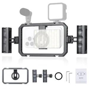 Eonix Phone Holder with Magnetic Mount Video Stabilizing Stand for Vlogging Filming YouTube Live Compatible with Most Smartphones Vlogging Kit