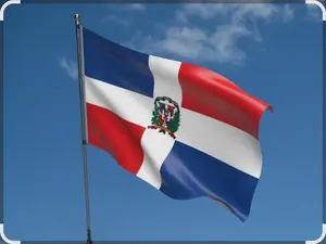 Dominican Republic 3x5 National Flag with grommets