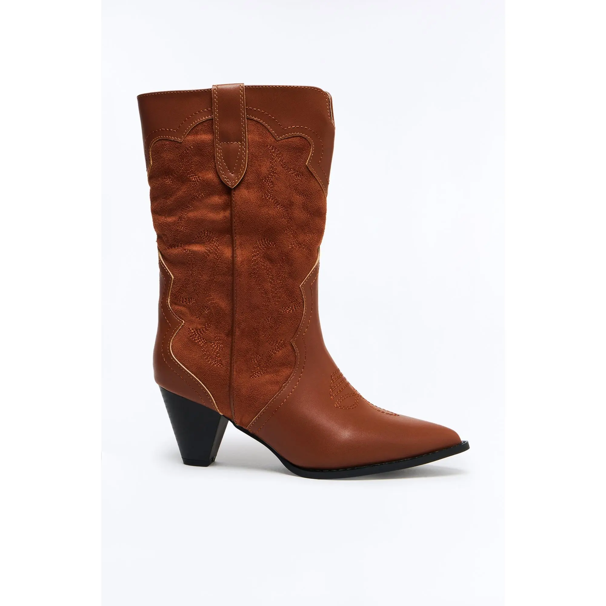 Peachy Keen Cowboy Boots - Tan