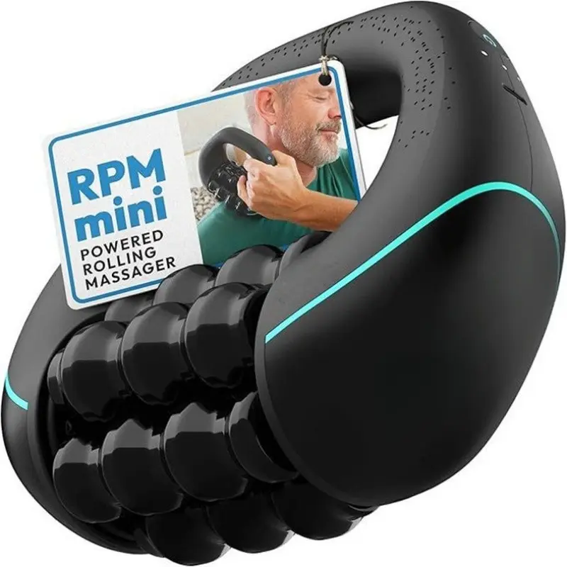 Electric roller massager, Relief Roller, Muscle massagers, relieves muscle soreness, Electric massage wheels, freely rotating massage rods, suitable for all body muscles, perfect gift for relaxation