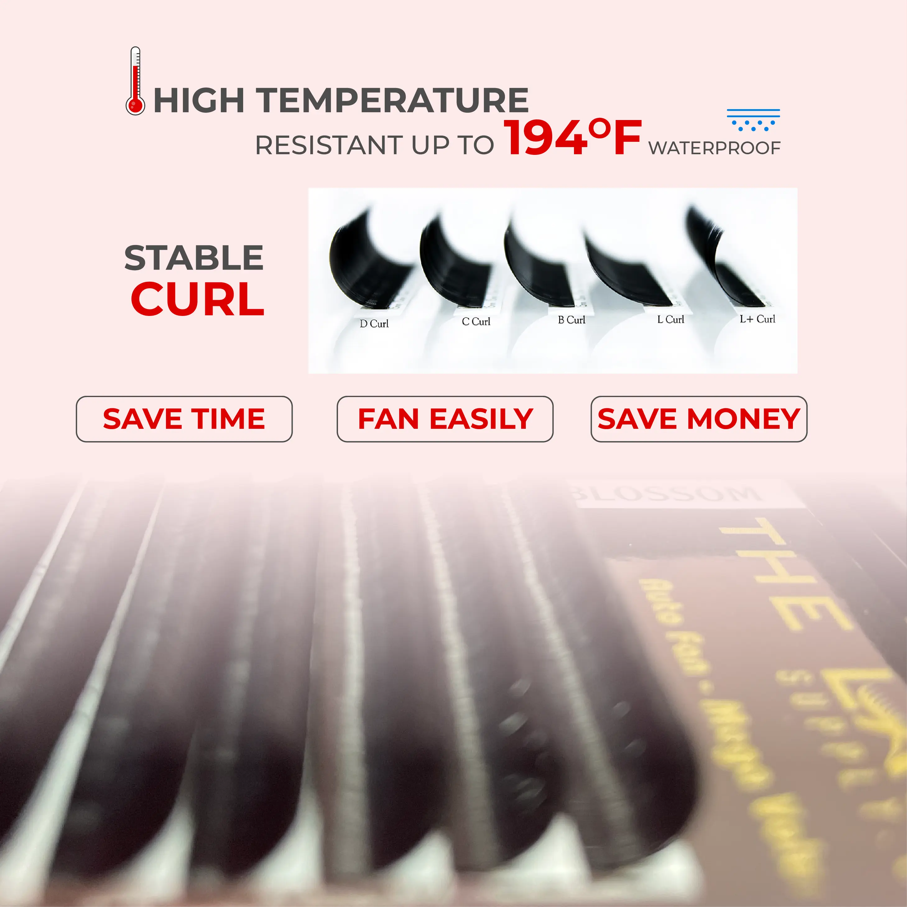 Easy Fan Magic Lash Extensions, Removable Eyelashes Extensions for Makeup Application