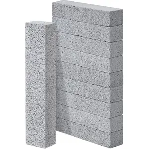 10 Pack Pumice Stone for Toilet Cleaning Bowl Stick,Powerfully Cleans Hard Water Rings,Calcium Buildup & Stains,Suitable for Cleaning Toilet, Bathtubs,Kitchen Sink, Stove and Grill Ceramic Utensils Barbecue Accessories