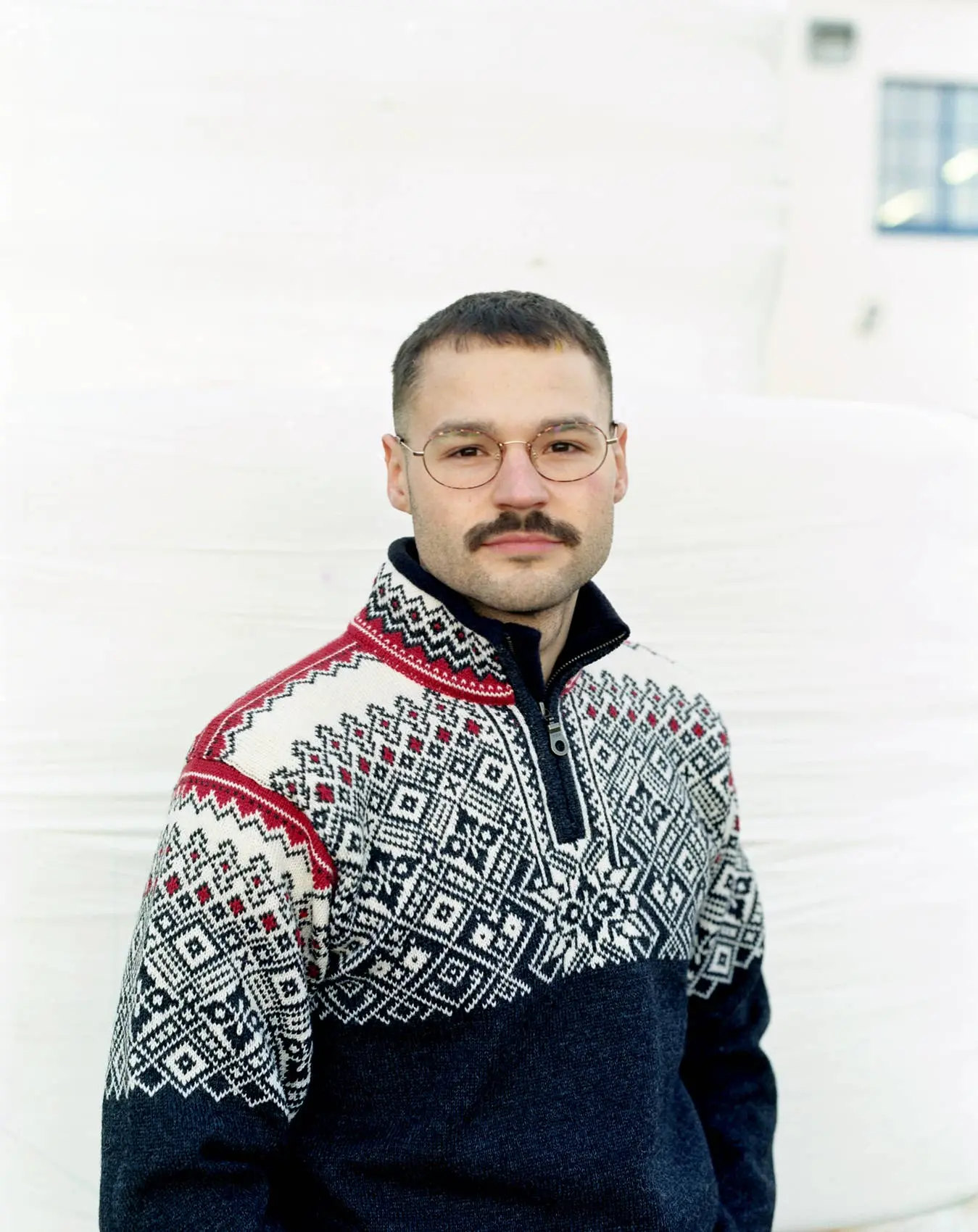 Sweater: Norlender Knitwear – Narvik Ski Sweater (312), Charcoal