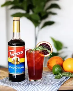 Torani - Blood Orange Syrup for Soda, Coffee, Water and other beverage flavor soda bar syrup quench it