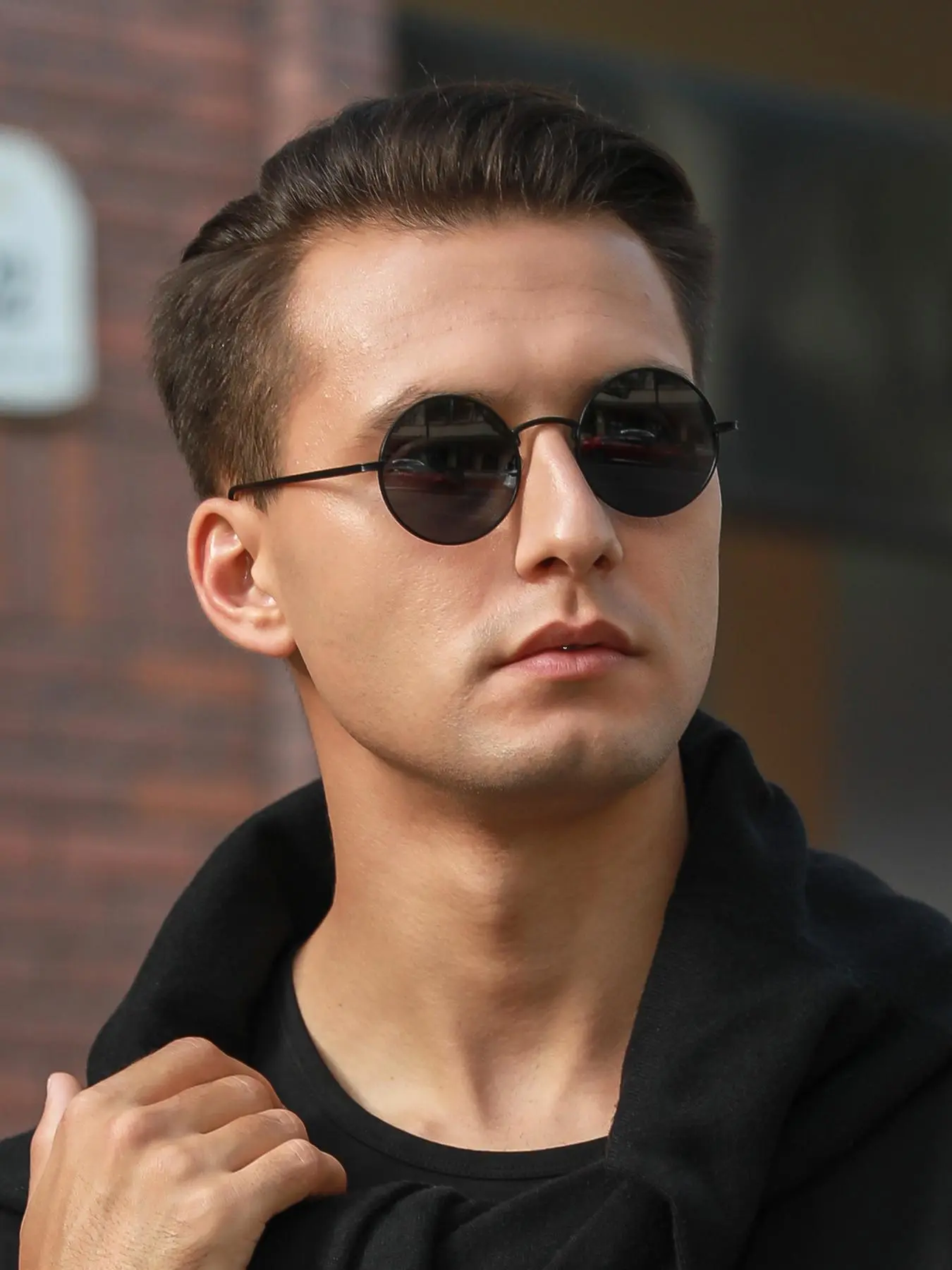 Unisex Simple Style Retro Glasses, 1 Pair Trendy Casual Round Frame Glasses for Everyday Use, Fashion Vintage Glasses for Outdoor Activities, Stylish Glasses