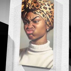 Boujee Stankface #1. Black Bathroom Art Print.