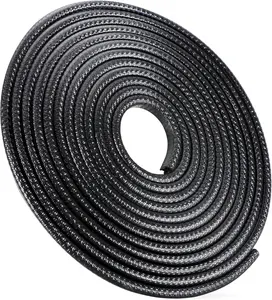 Car Door Edge Guards Strip - Upgraded, Easy Install, Tightly, Fade-Resistant, Universal Fit Most of Cars, Black Automotive Door Protector, Rubber Edge Trim Molding, 16.5Ft