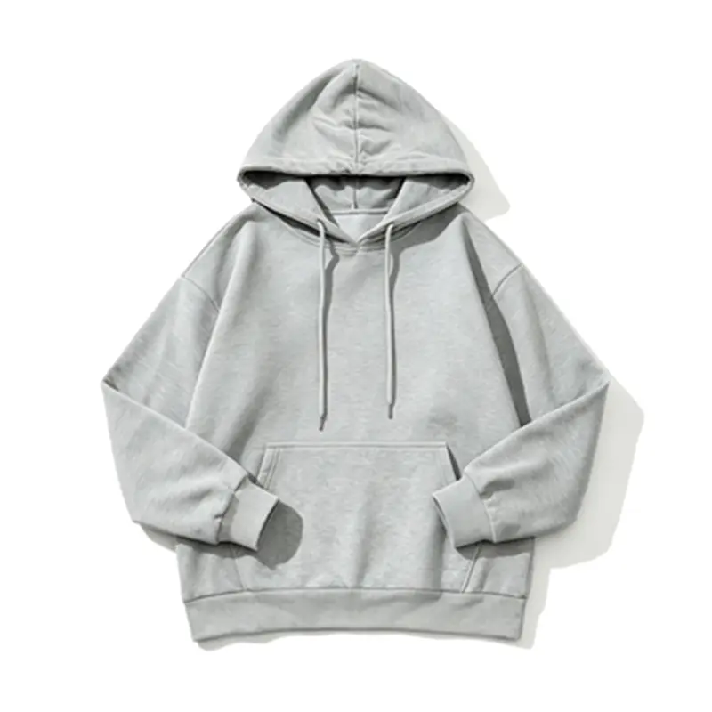 Men’s loose pullover hoodie sweatshirt, soft fleece athletic top with kangaroo pocket and metal drawstring, casual streetwear loose hooded top for everyday wear fall clothes