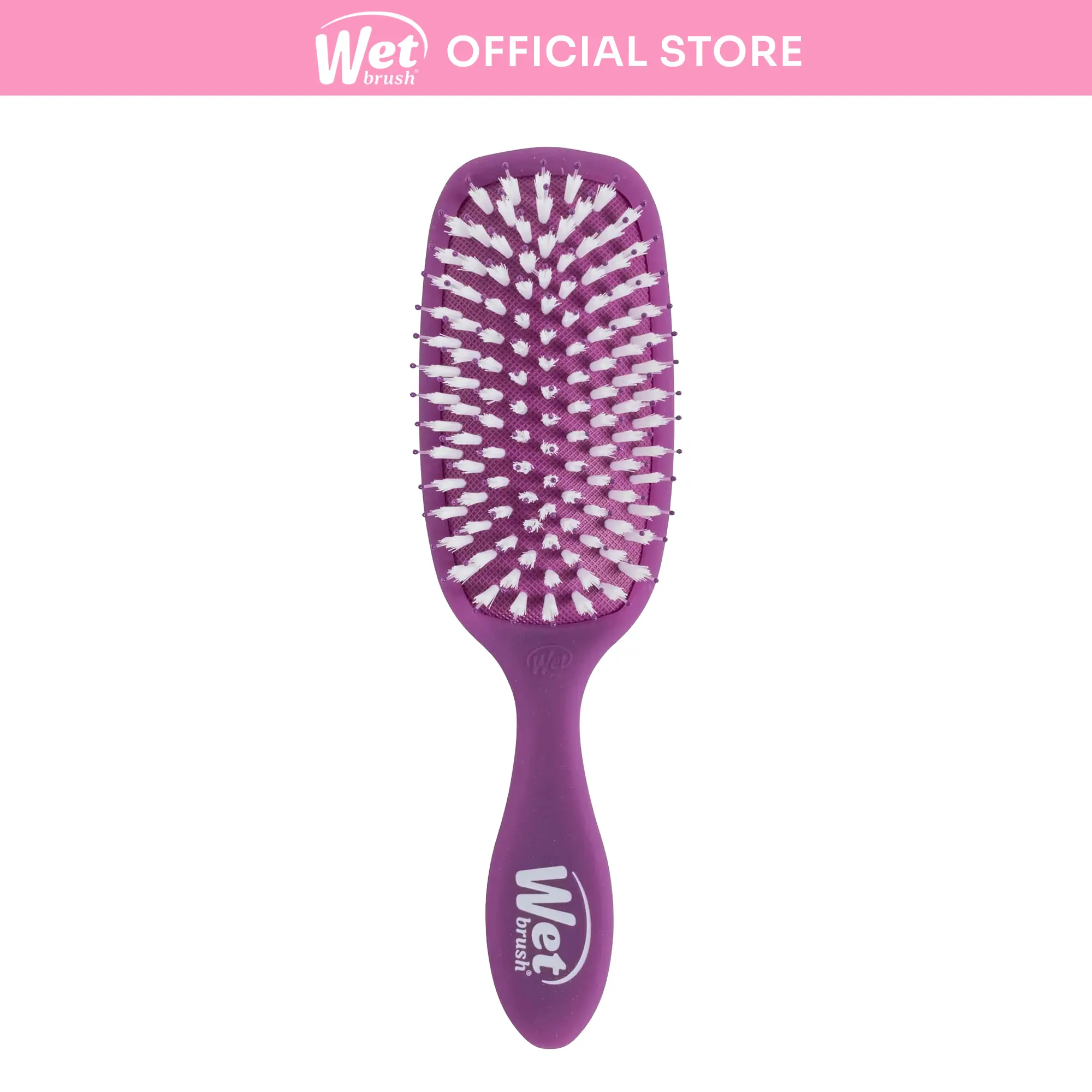 Wet Brush Smooth Styler Brush, Suitable for Straight & Textured Hair, Delivers Silken Strands, Shinier Finish for Glossy Days