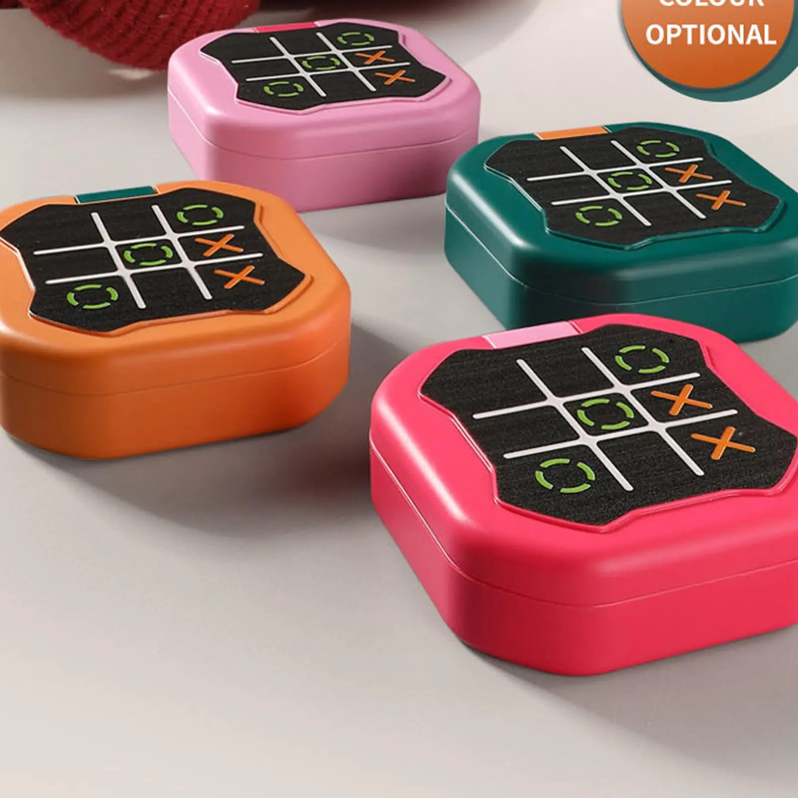 7-in-1 Handheld Electronic Tic-Tac-Cross Board Game, Stress Reliever Toy for Kids, Adult Gift
