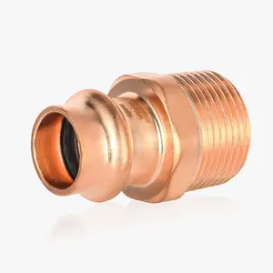 1" Press Copper x 1/2" Male Adapter