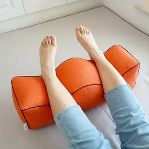 Ergonomic Leg Elevator Pillow for Pregnant Women - Compressible Soft Support with Removable Washable Cover, Mixed Colors, 100% Polyester Filling - Bed & Couch Use for Relief & Improved Circulation, Pregnancy Pillow, Stylish Home Accessory