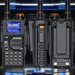 UV-5G Plus GMRS Handheld Walkie Talkie, Long Range Two-Way Walkie Talkie for Adults, 999 Channels, NOAA Receiver and Scanner with 2500mAh Battery USB-C Port for Outdoor Adventures