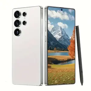 S25 UltraSmartphone: Unlocked 5G Android 14, 8GB + 256GB, 6.99" HD Display, 68MP + 108MP Dual Camera, 7800mAh, Dual Card, Pen, Face Unlock, GPS, Accessories Included