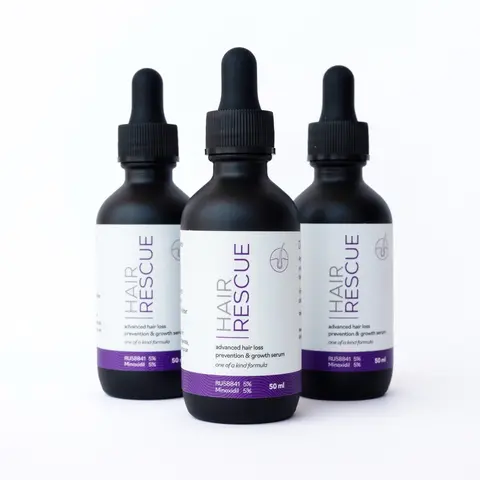 Hair Rescue | 150 Day Supply - Advanced Hair Loss Prevention and Growth Serum - Haircare Minoxidil Derma Comfort