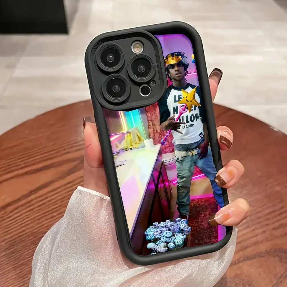 Chief Keef Hip Hop Smartphone Case - Rugged Protection Handheld Cellphone Case for iPhone 11,16 Pro Max,17,17 Air with Angel Eye Design for Devices, Casing
