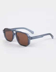 RSQ Aviator Plastic Sunglasses, Blue