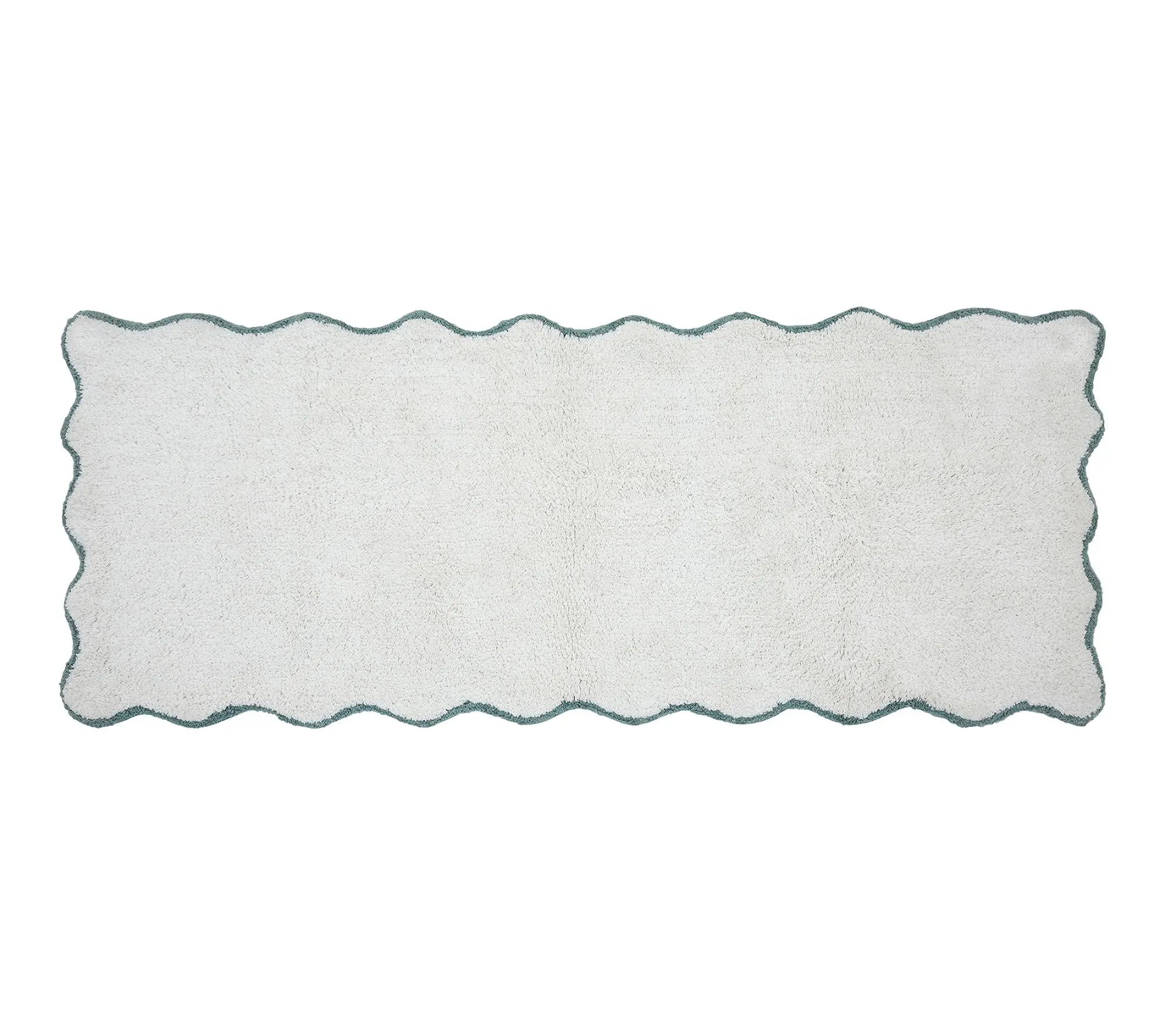 VCNY Home Scallop Cotton Bath Runner, 24" x 60"
