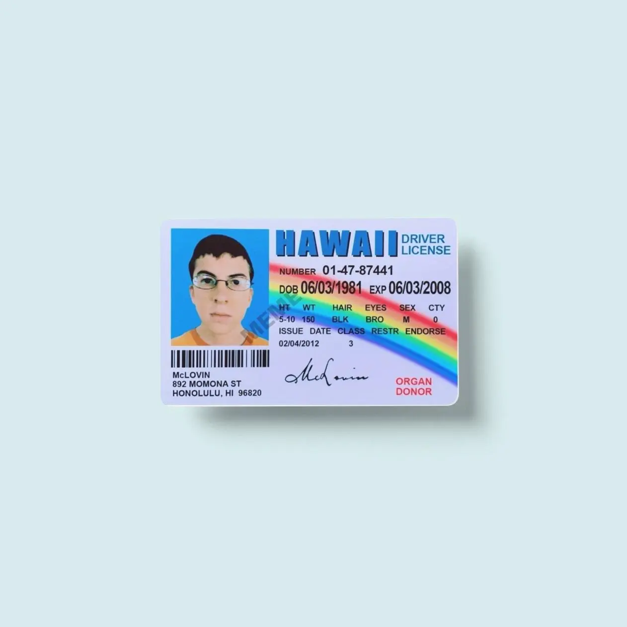 Vinyl Card Cover Universal size "Mc lovin"