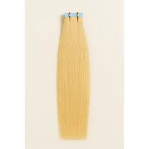 Raw Straight Blonde Tape Hair Extensions