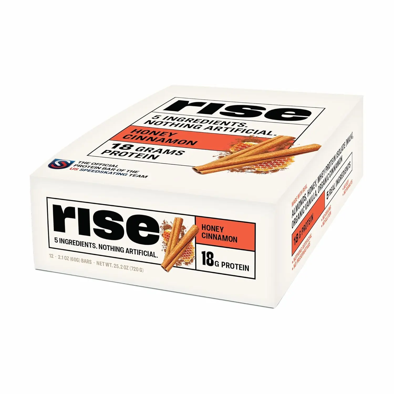 Honey Cinnamon (Snickerdoodle) Protein Bars (12 pack)