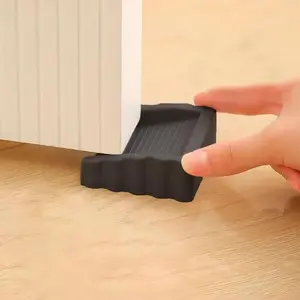 Rubber Door Stopper Wedge, Two-Way Door Stoppers, Small-Sized Cubic Design, Available in and Colors, Durable and Effective Door Blocker, Door Stopper Compact