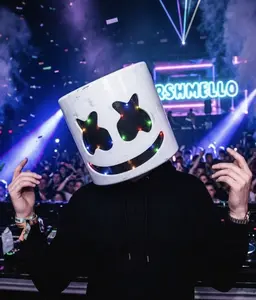 LED DJ Light-Up Foam Mask, Comfortable Festive Accessory, Stylish Home Party Supplies Addition, Accessories