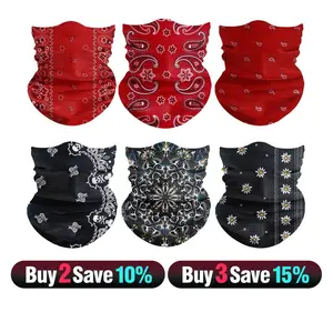 6Pcs Winter UV Protection Cooling Neck Gaiter Set | Unisex Face Mask, Seamless Bandana & Multi-Use Headwear | Perfect for Biking, Fishing, Climbing & Outdoor Sports Balaclava Tactical Camo, Full Balaclava, Sun Visor Cap