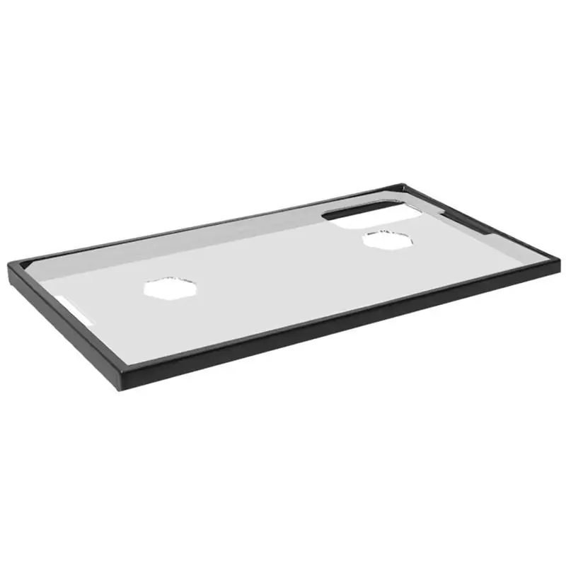 Sturdy Acrylic Aquarium Tank Cover with Frame, Feeding Holes, Anti-Jumping Design & Easy Installation, Sturdy Fit Frame with Holes for Aquariums (Size M)