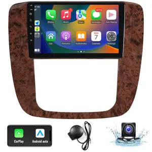 9" Android Car Stereo for GMC Yukon Chevy Tahoe Suburban Silverado 2007-2012, Wireless Carplay & Android Auto, Touch Screen Head Unit, GPS Navigation, WiFi, Bluetooth, SWC