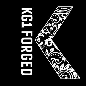 KG1 Forged Kg1 Tooled Decal with Intricate Floral Design for Custom Vehicle Graphics
