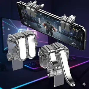 Gaming Controller for Mobile: Ergonomic Design with L1R1 L2R2 Triggers. Fast Aiming, Rapid Fire, & Smooth Joystick for Competitive Play. Essential FPS Accessory, Easy Setup, Ultimate Comfort for Gamers.