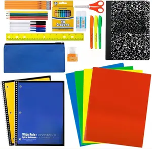 Trail maker 45 Piece School Supply Kit School Essentials Includes Folders Notebooks Pencils Pens and Much More!