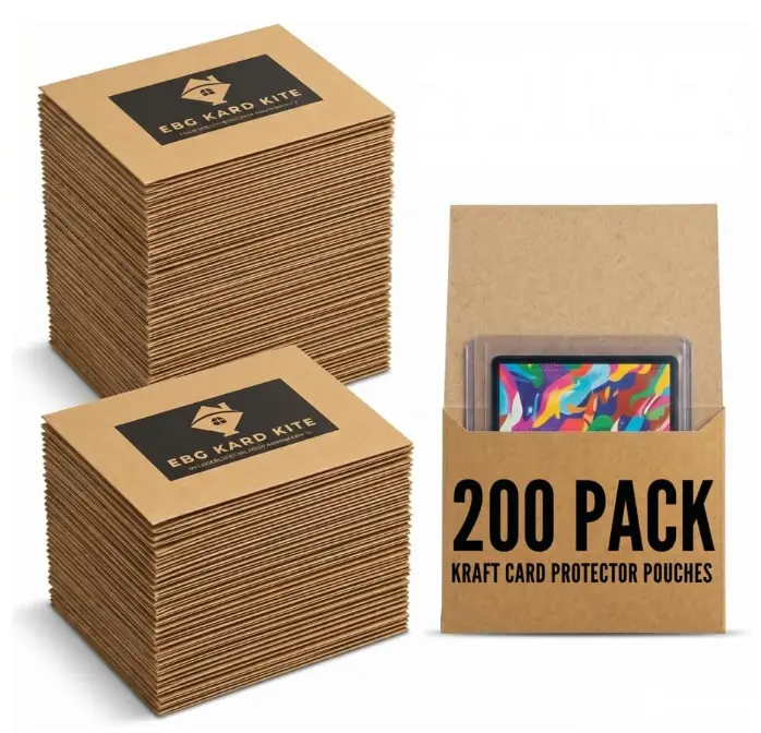 EBG Kard Kite 200 Count Sports TCG & Trading Card Shipping Protector for Plain White Envelope and eBay Standard Envelope Shipping
