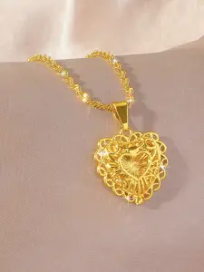 Valentine's Day love necklace, Heart design necklace, heart-shaped hollow necklace, wedding necklace jewelry, suitable as a gift for girlfriends and friends, Valentine's Day gift, daily accessory gift, Mother's Day jewelry gift