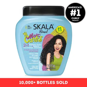 2 in 1 SKALA for Curly Hair Mais Cachos Super Curly Treatment Cream for Hair 3ABC Great for hair growth strength repair glow volume Hydrate Conditioner Shampoo Haircare Shea Moisture Moisturizer Hydrating