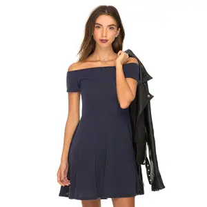 Catalina Dress in Navy by Motel Rocks