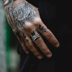 FaithHeart  Norse Rune Jewellery Nordic Valknut Protective Amulet  Rings for Men Women