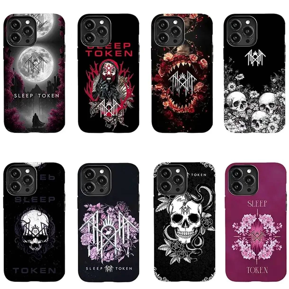 Sleep Token Tough Phone Case, A Dark Aesthetic Only True Believers Will Understand Cover for iPhone 17 & more