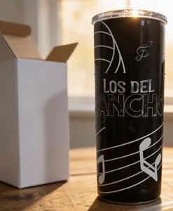 Los del Rancho 20oz Sublimated Tumbler – Musical Notes Edition