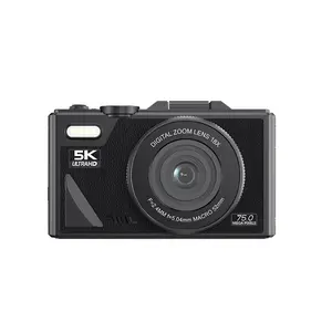 4K Digital Camera, 64mp High Resolution, 3.0 Inch HD Display, Wi-Fi Time Lapse, Slow Motion, Vlog Camera for Enthusiasts, Vlogging Camera